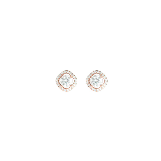 Rose Rhombus Studs