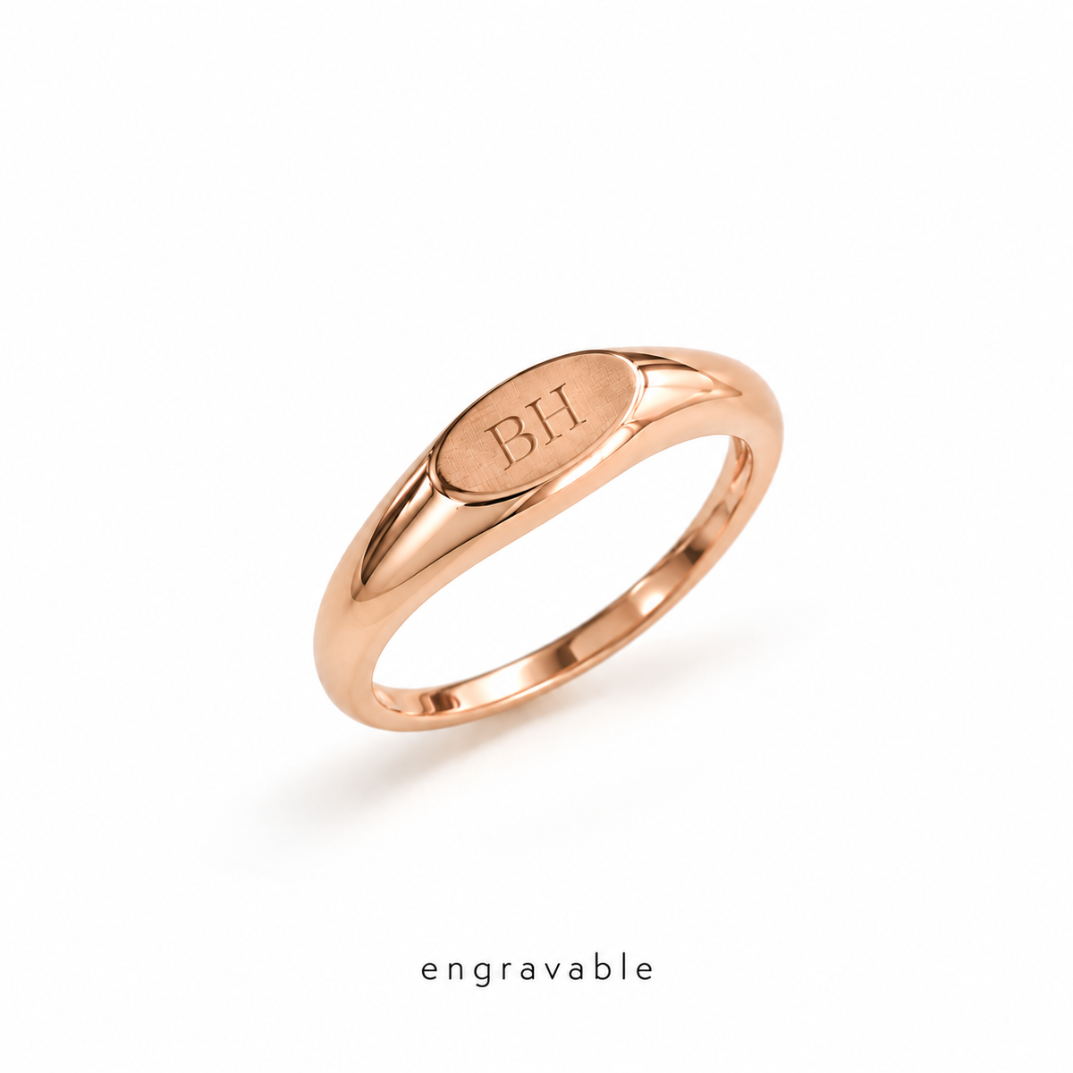 Solid Gold Signet Ring