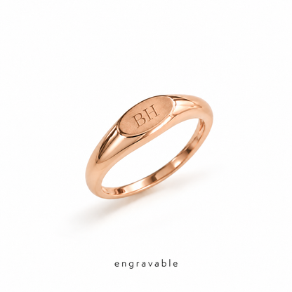 Solid Gold Signet Ring
