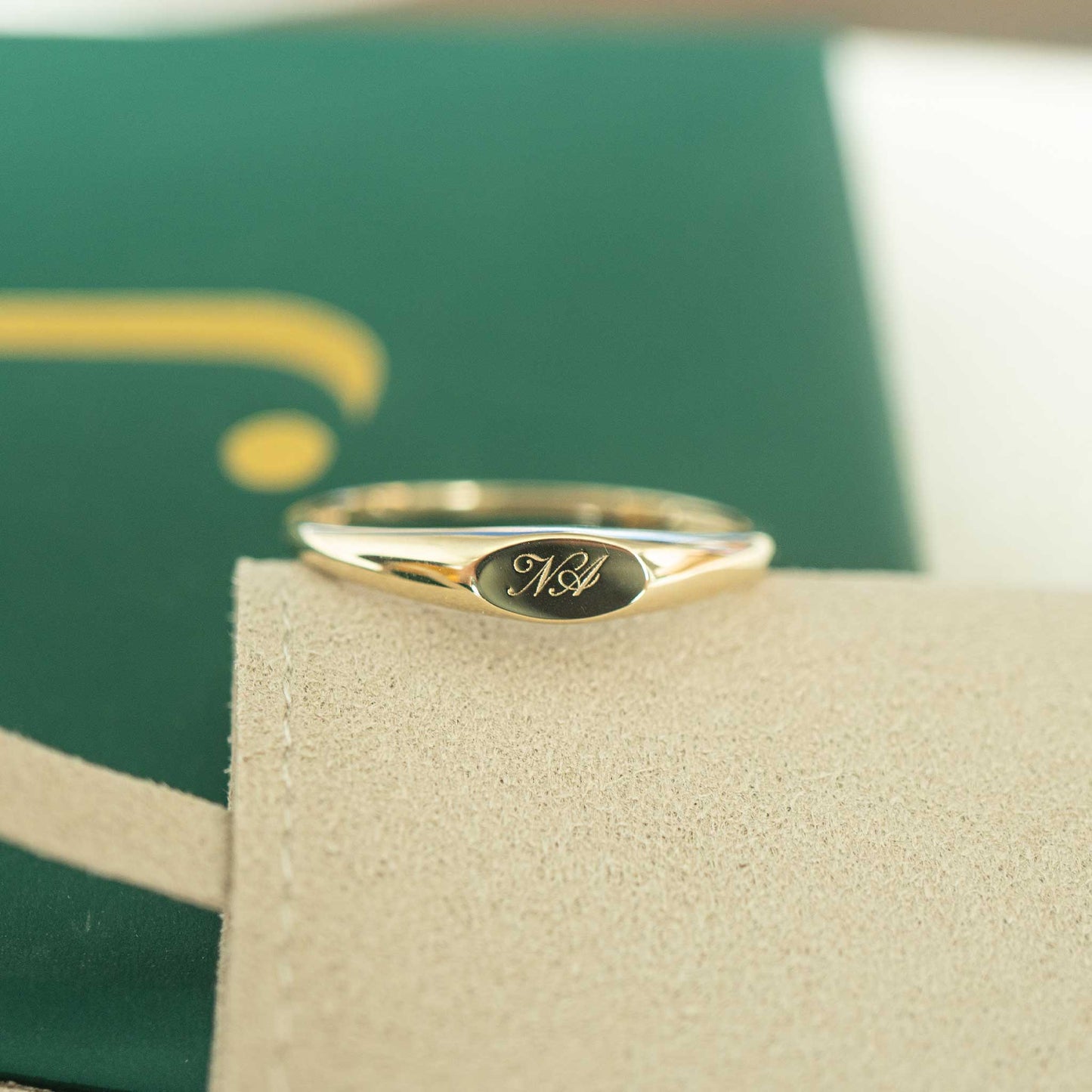 Solid Gold Signet Ring