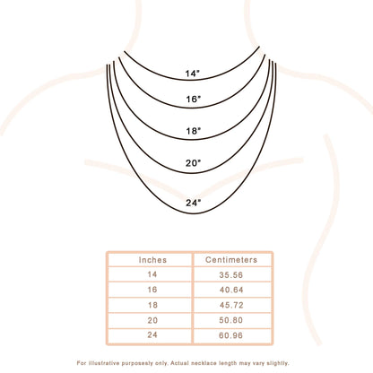 Solid Rose Gold Initial Necklace